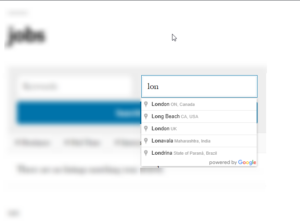 Auto Location for WP Job Manager via Google Pro